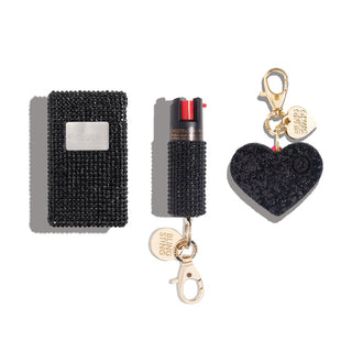 blingsting.com Gift Set Black Rhinestone #1 Stunner Safety Set