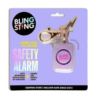 blingsting.com Mini Alarm Lavender Mini Safety Alarm
