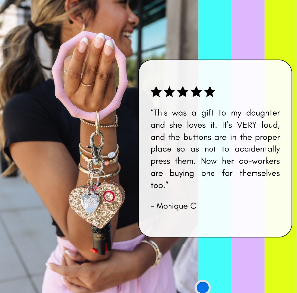 blingsting.com Personal Alarm Heart Safety Alarm