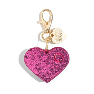 blingsting.com Personal Alarm Pink Glitter Glitter Heart Safety Alarm