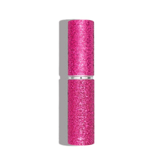 blingsting.com Safety Gear Pink Glitter Skinny Mini Stun Gun