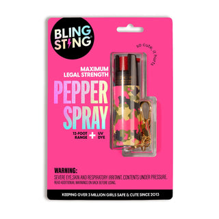 blingsting.com Safety Keychain Camo Pepper Sprays