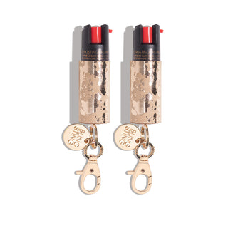 blingsting.com Safety Keychain Cowgirl Confetti Pepper Sprays | 2 Pack