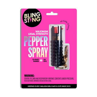 blingsting.com Safety Keychain Studded Pepper Sprays