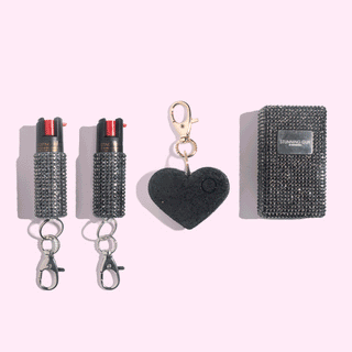 blingsting.com Gift Set Ultimate Self Defense Set | Smokeshow Mink Rhinestones