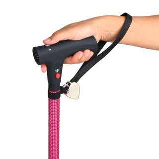 blingsting.com Walking Cane Personal Safety Cane | Pink Rhinestone