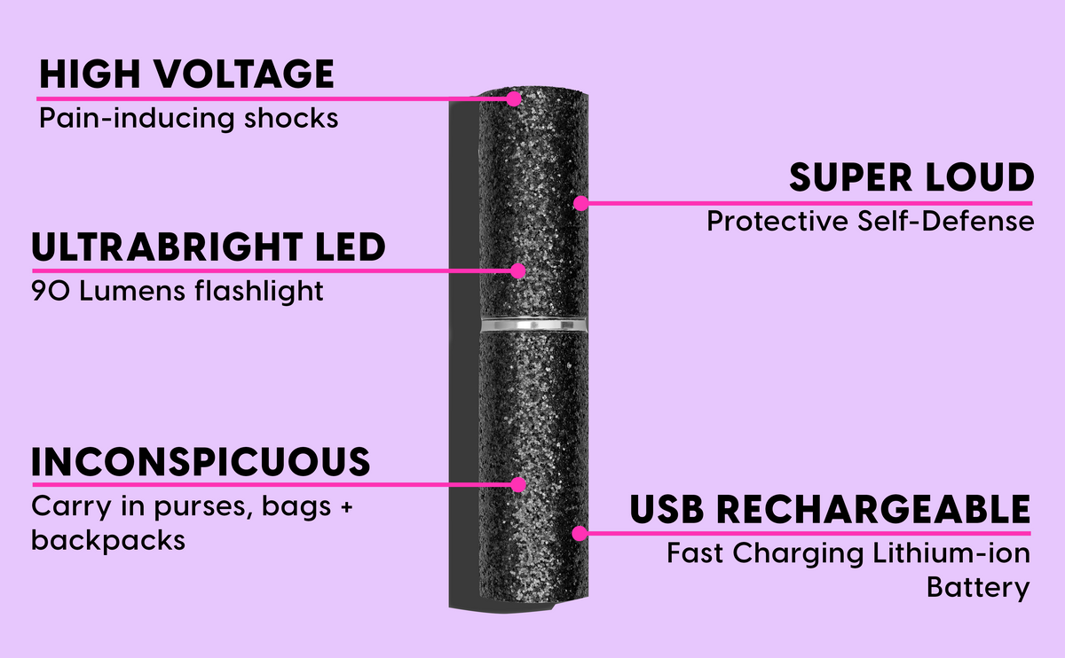 Skinny Mini Lipstick Stun Gun Self Defense for Women