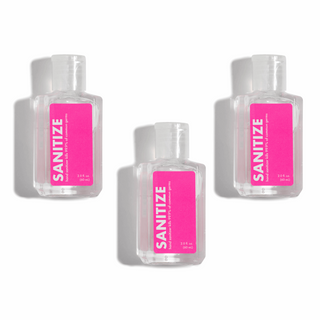 blingsting.com First Aid Kit 3 Pack Hand Sanitizers / Pink Hand Sanitizer