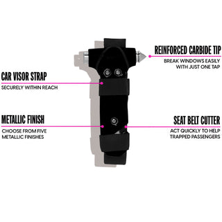 blingsting.com Gift Set Black Urban Girl 4-in-1 Self Defense & Auto Safety Set