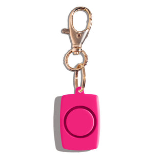 blingsting.com Mini Alarm Pink Soft Touch Mini Safety Alarm