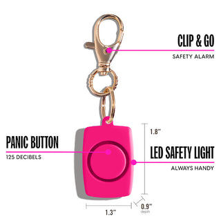 blingsting.com Mini Alarm Soft Touch Mini Safety Alarm | 2 Pack