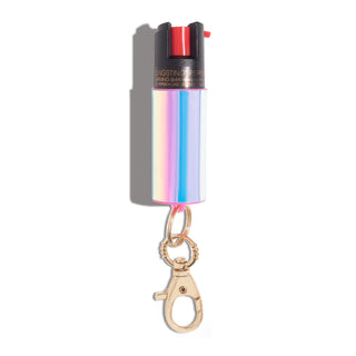 blingsting.com Safety Keychain Iridescent Holographic Pepper Sprays