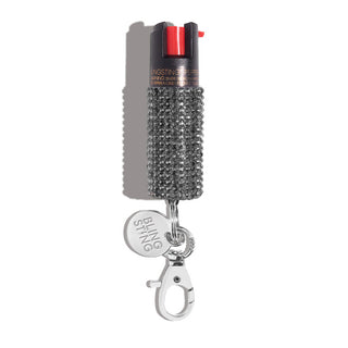 blingsting.com Safety Keychain Mink Rhinestone Rhinestones Pepper Sprays