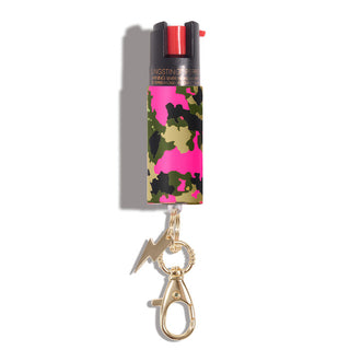 blingsting.com Safety Keychain Pink Camo Camo Pepper Sprays