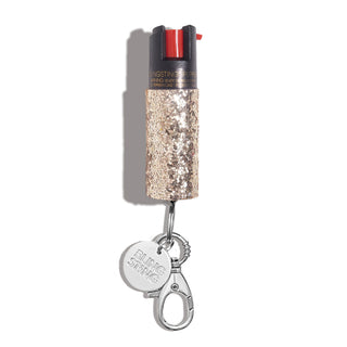 blingsting.com Safety Keychain Rosegold Glitter Glitter Pepper Sprays