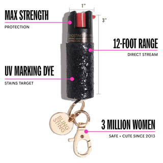 blingsting.com Safety Keychain Set Self Defense Duo