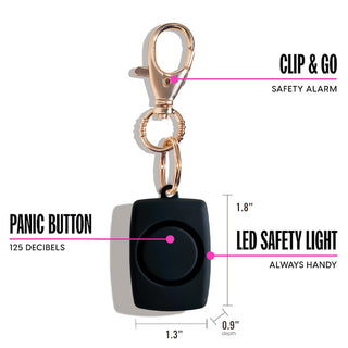 blingsting.com Safety Keychain Set Soft Touch Self Defense Duo