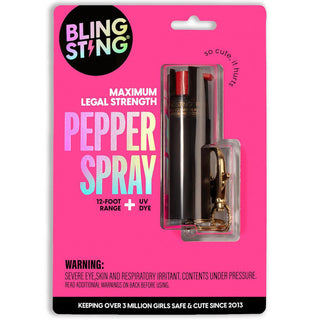 blingsting.com Safety Keychain Soft Touch Pepper Spray | 2 Pack