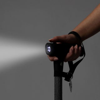 blingsting.com Walking Cane Personal Safety Cane | Mink Rhinestone